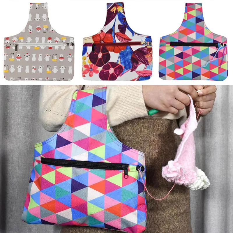 Пустая сумка для хранения пряжи вязания инструменты переплетения шарики