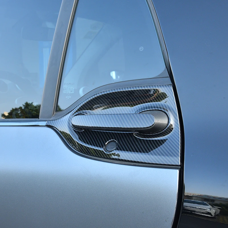 Автомобильная нержавеющая стальная наружная Защитная дверная ручка декоративная рамка наклейка для Mercedes Smart 453fortwo внешние аксессуары для ремонта