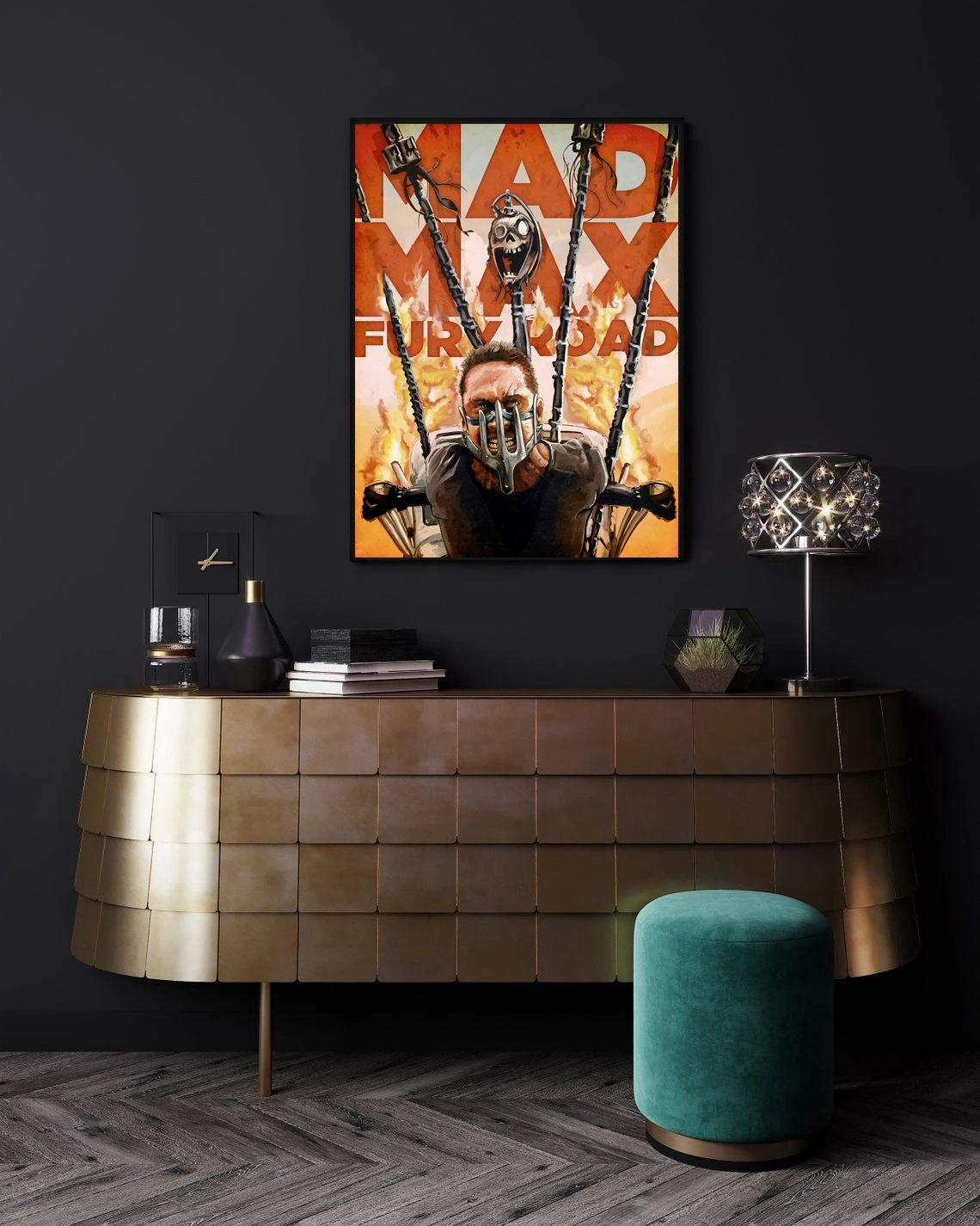 Плакат с изображением дороги Mad Max Fury |