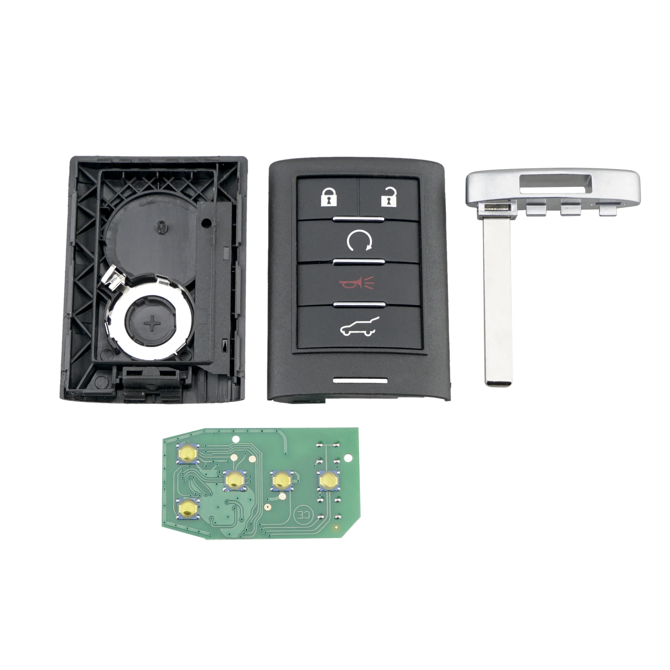 Смарт ключ BHKEY для автомобиля 5 кнопок Cadillac CTS XTS DTS 2010 2014|Ключ от авто| |