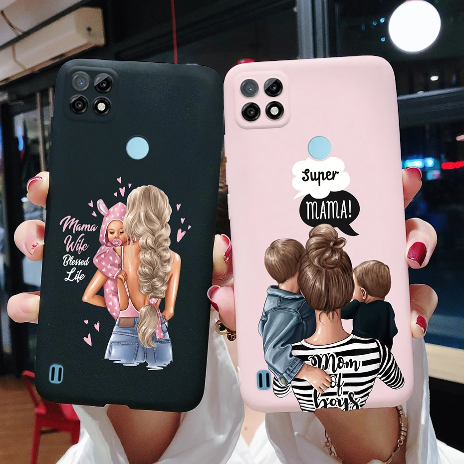 Чехол для Realme C21 Модный чехол телефона с рисунком девочек Oppo 2021 6 5 'ɼ 21 RealmeC21