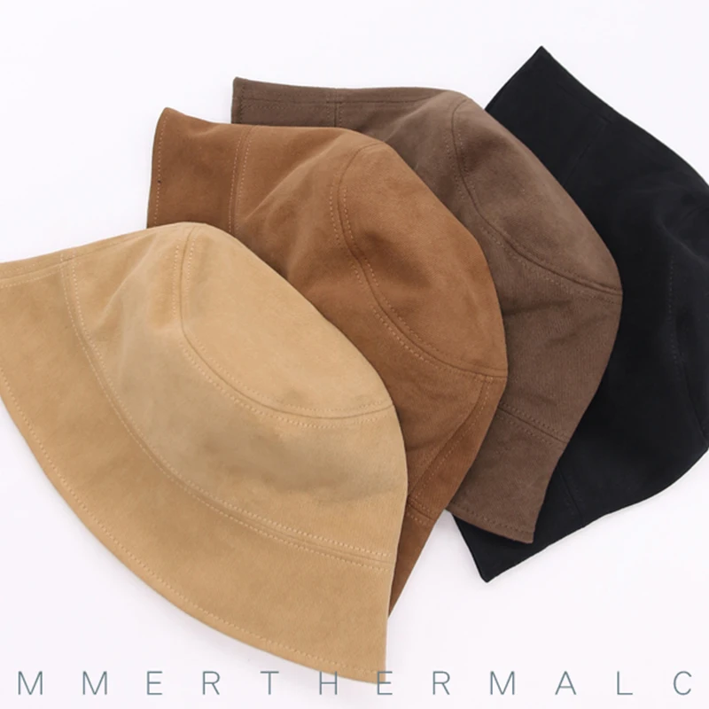 

Y2K Aesthetics Bucket Hat E Girl Accessories Fisherman Hats Outdoor Solid Color Sun Hat Travel Leisure Hip Hop Bucket Hat Unisex