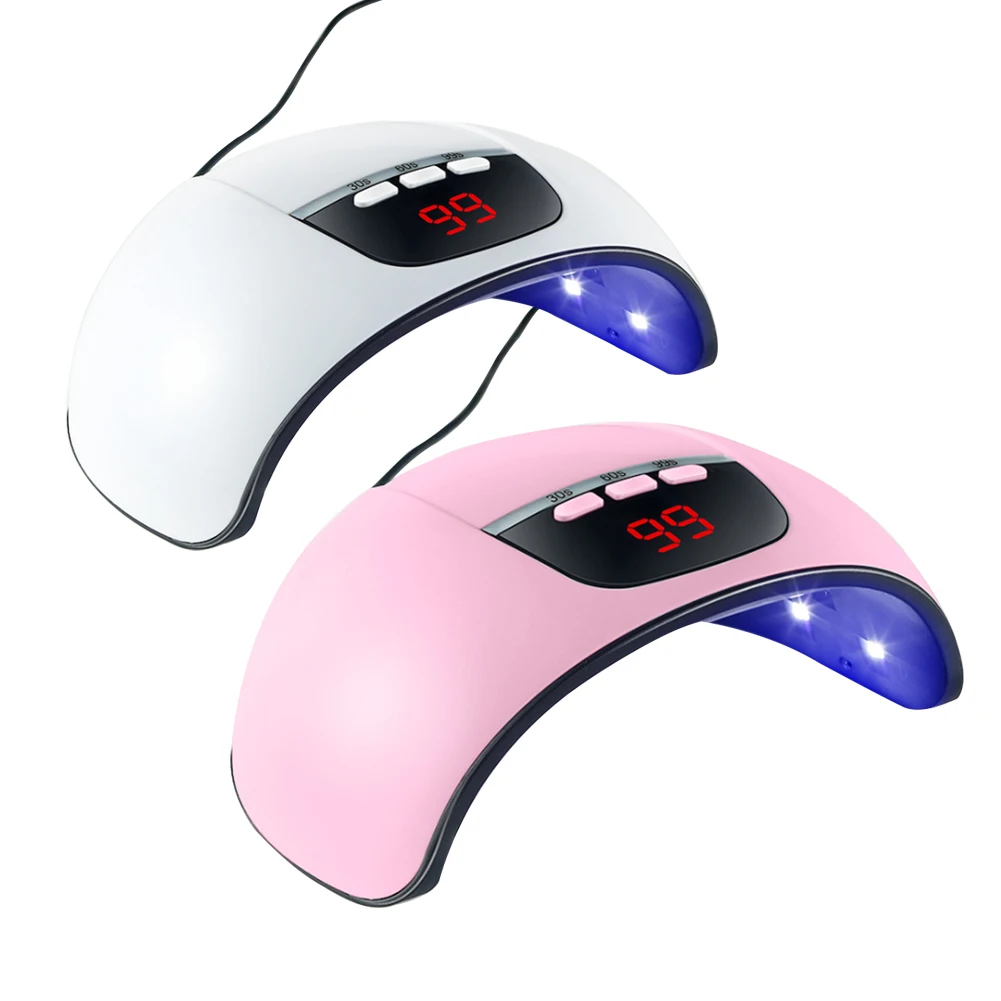 

54W Nail Dryer LED Nail Lamp UV Lamp For Curing All Gel Nail Polish With Timer Setting Fast Drying Manicure Pedicure Salon Tool