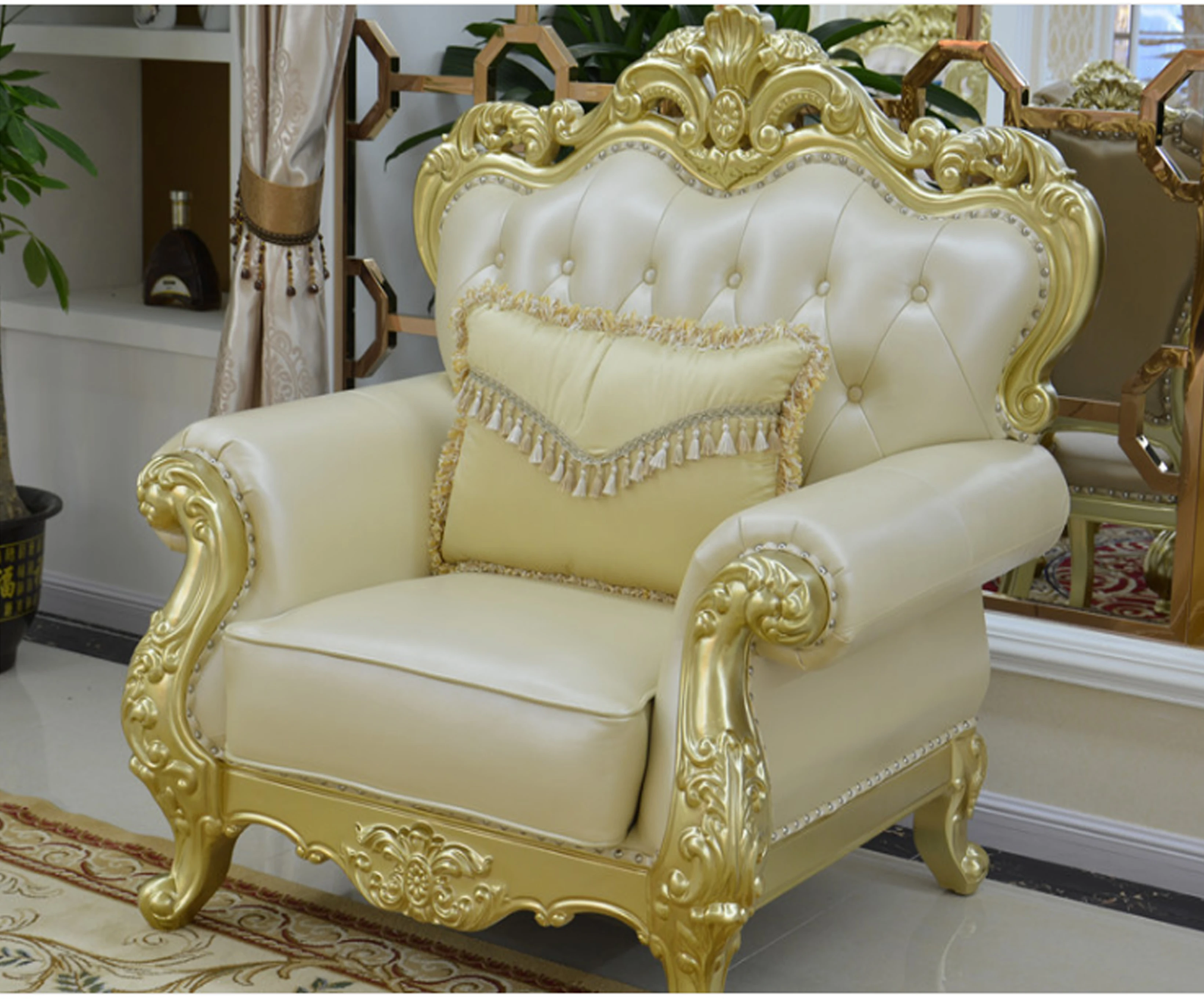 Европейский кожаный шампунь комната Вилла роскошный Размер американского