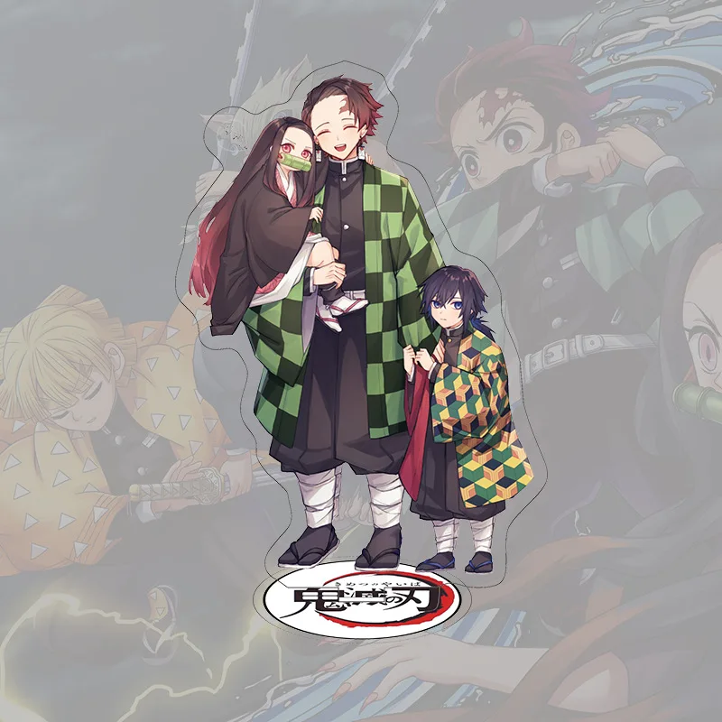 

Demon Slayer Mondstadt Theme Tanjirou Acrylic Figure Stand Model Plate Desk Decor Blade Of Demise Standing Sign Keyring