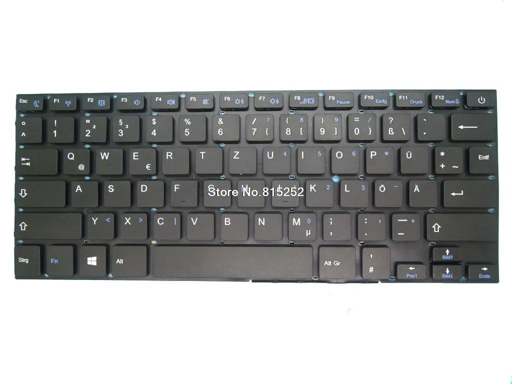 

Laptop Keyboard For Fusion5 LapBook T90B+ Pro black without frame German GR