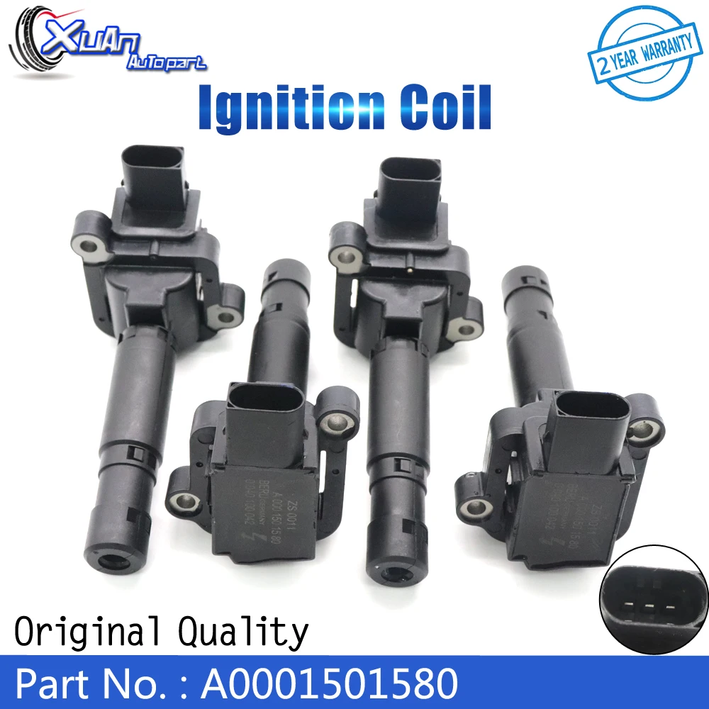 

XUAN Ignition Coil A0001501580 For MERCEDES-BENZ C230 C180 C180K C200 C200K C230K C250 C260 CLK200K E200 E200K E250 E260 SLK200