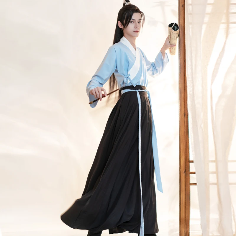 Женское традиционное платье ханьфу большого размера мужской костюм династии