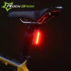 Задний светодиодный фонарь ROCKBROS, безопасПредупреждение онасветильник с зарядкой от USB, для седла, горного велосипеда