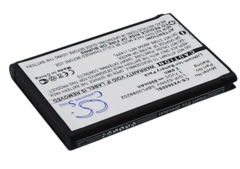 Кэмерон китайско 800 мАч батарея для LG награду Космос сенсорный VN270 Extravert LG-VN150PP MN270