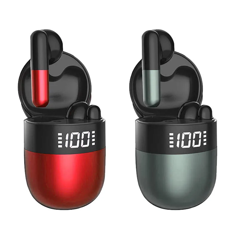 

Mini Stereo Earset Calls To Reject Noise Reduction Sport Bluetooth 5.0 LED Power Digital Display Binaural Walking Charging Box