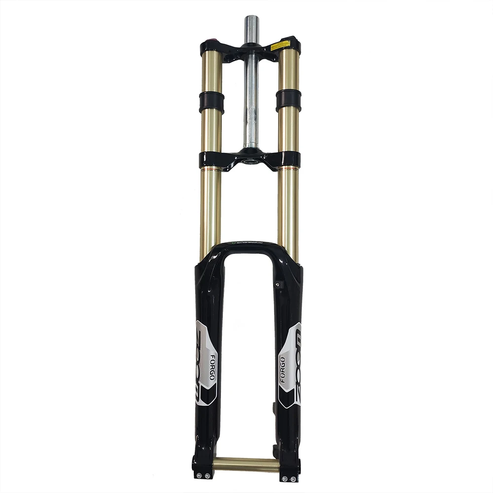 

Bike Fork 680DH Downhill MTB Mountain Suspension Fork 26 Damping black white gold golden RA fork