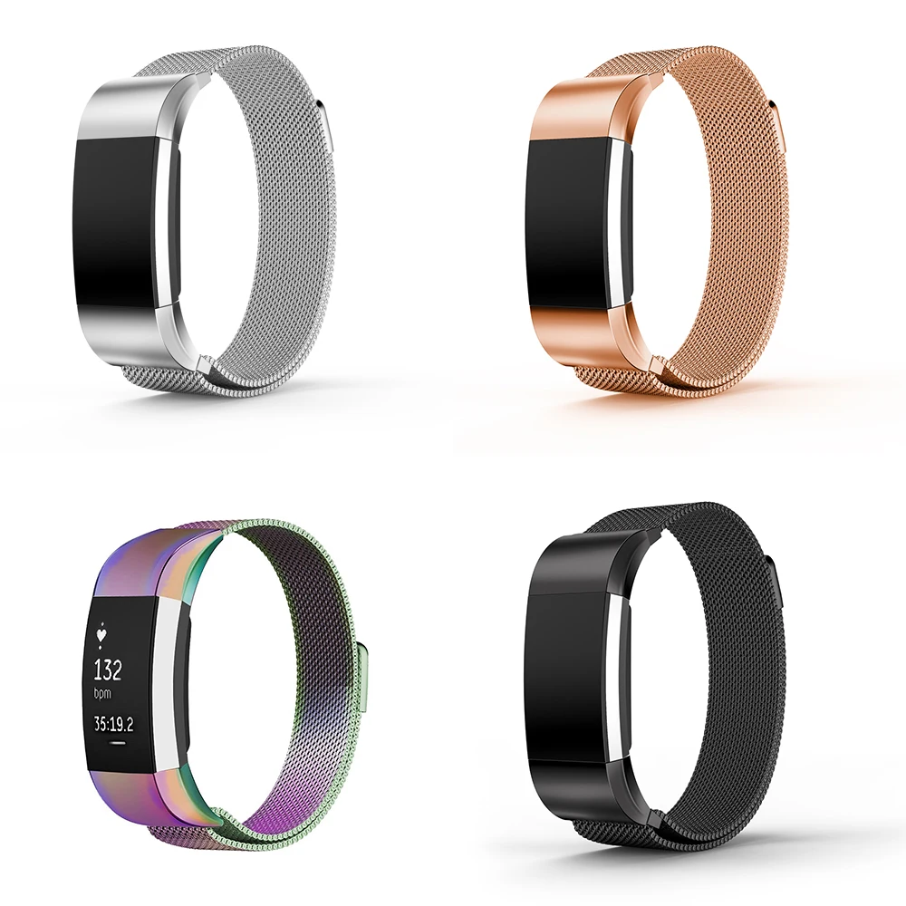 

Для Replacement Charge 2 сменный магнитный ремешок на петлю из нержавеющей стали, ремешок на запястье, серебристый, черный, цветной, розовое золото, о...