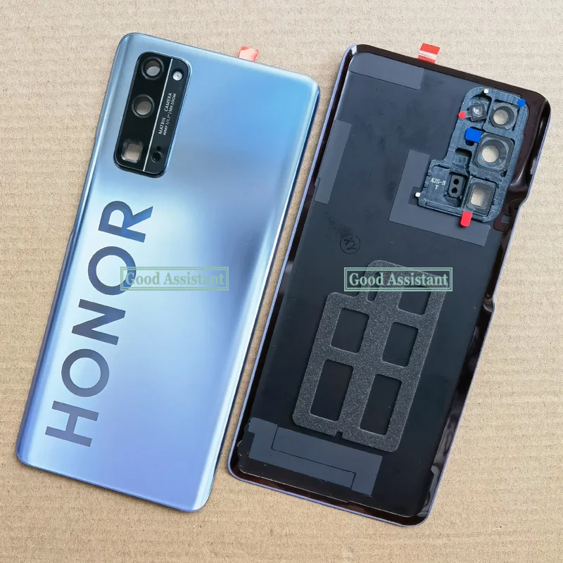 Original For Huawei Honor 30 Pro EBG-AN10 5G EBG-AN00 Back Battery Cover Door Housing case Rear Glass lens parts Replacement | Мобильные