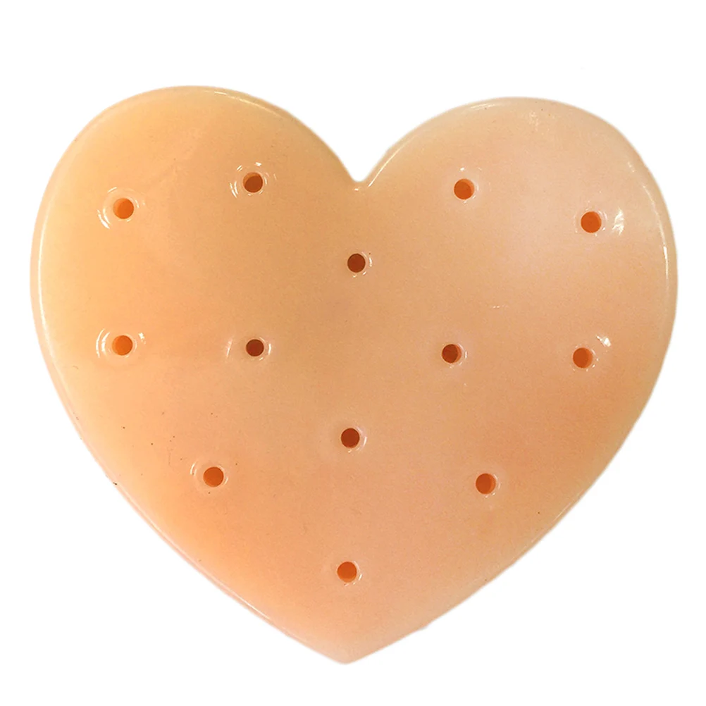 Сердце Форма выжать акне игрушка персик прыщей Popping для снятия стресса