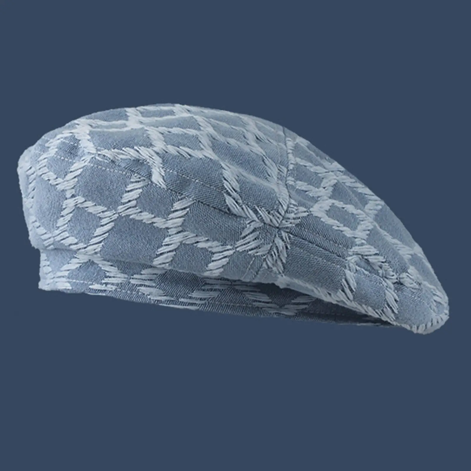 Повседневный женский берет из денима Классическая Шапка во французском стиле