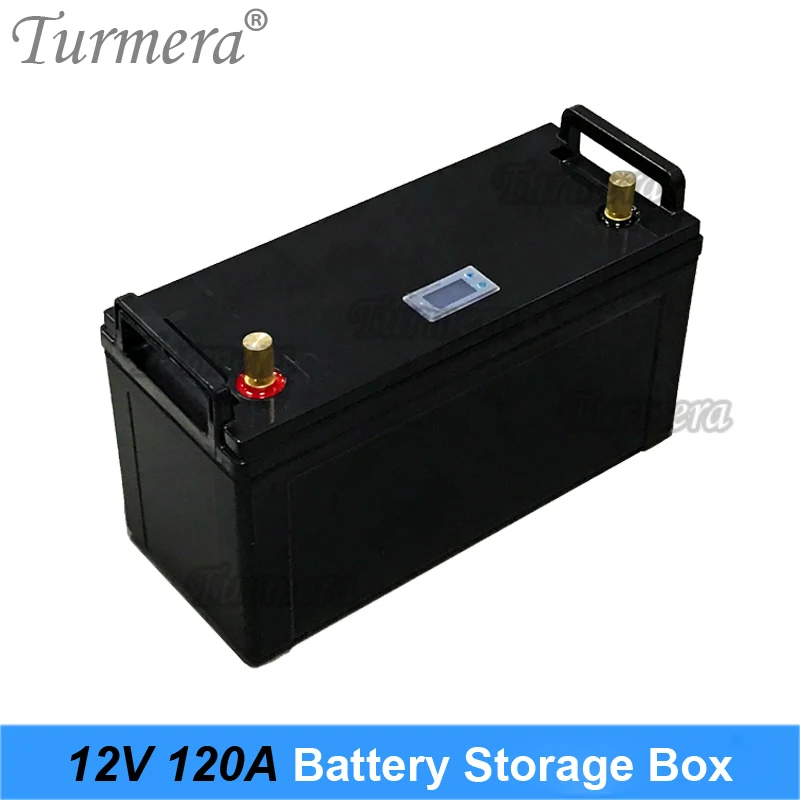 

Turmera 12V 120Ah Battery Storage Box Indicator for 3.2V 100Ah 120Ah Lifepo4 Battery Solar Panel Uninterrupted Power Supply Use