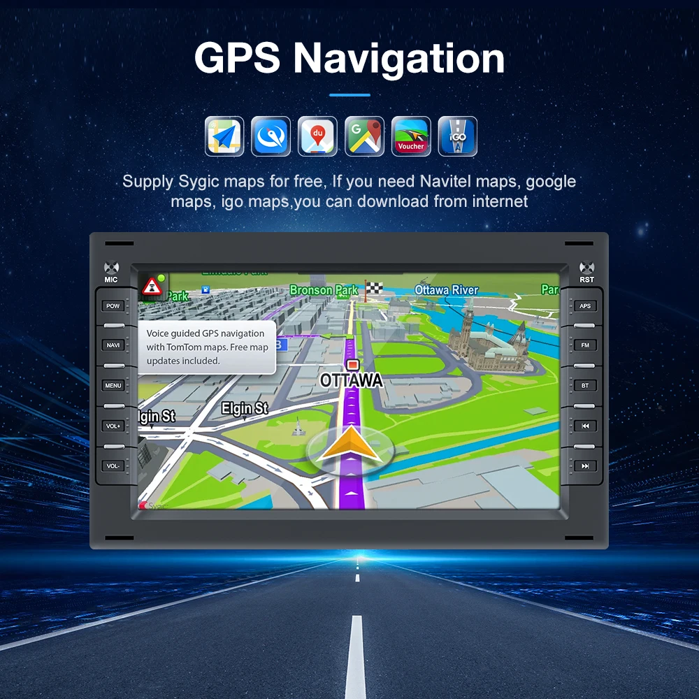 Podofo Android 2 Din Автомобильный Радио мультимедийный плеер GPS Wifi для BORA POLO MK5 SHARAN JETTA MK4