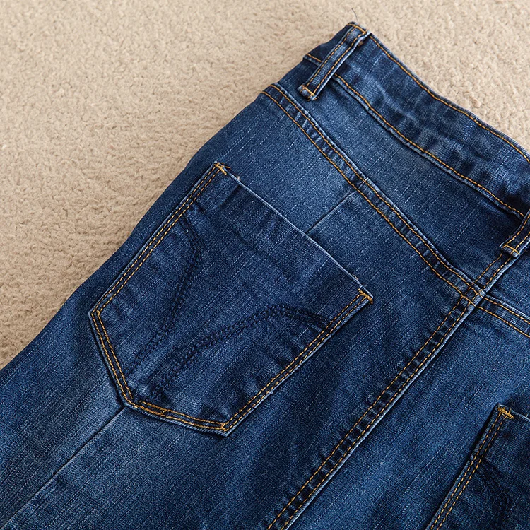 Plus Size XS-8XL Women Denim Skirt Saias Trumpet Mermaid Skirt Spring Autumn Jeans Bodycon Maxi Long Skirts Ropa Faldas Cortas
