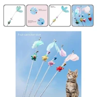 excellent pet toy attractive lightweight funny pet interactive wand toy cat wand cat teaser toy