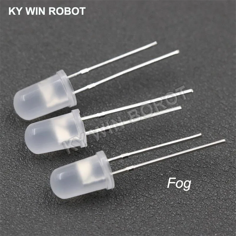 50 шт./лот F5 5 мм Быстрый/Медленный RGB мигание красный зеленый синий Радужный