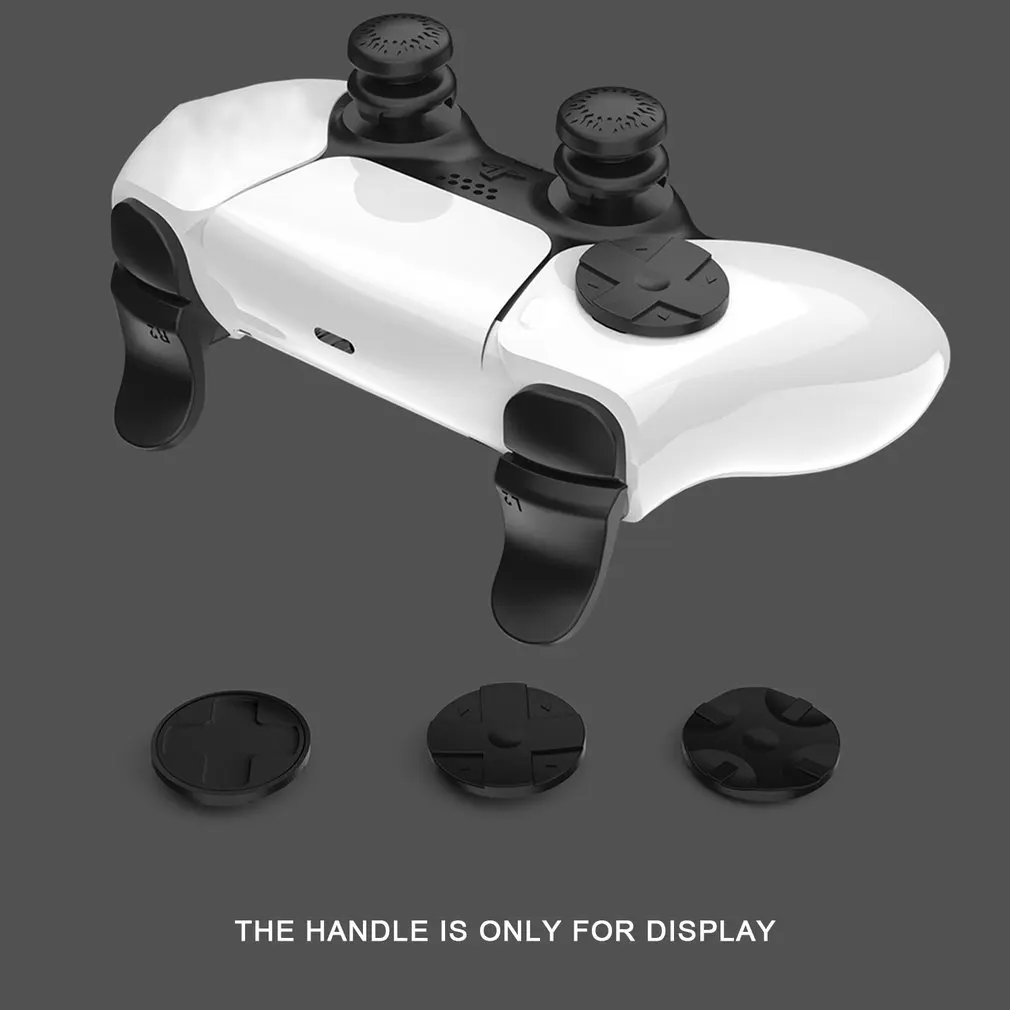 

8 in1 Thumb Stick Grip Key Caps Joystick Cover For PS5 L2 R2 Trigger Extender D-pad Button Cap For Playstation 5 Gamepad