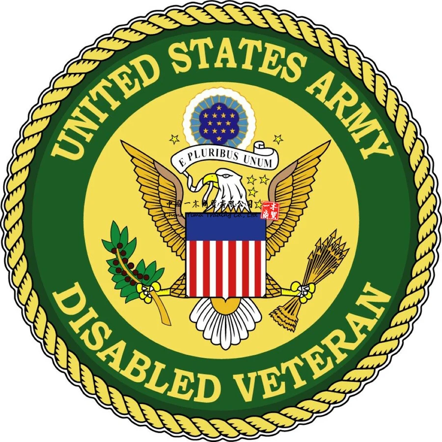 Американский армейский ветеринар наклейка на бампер с ограниченными