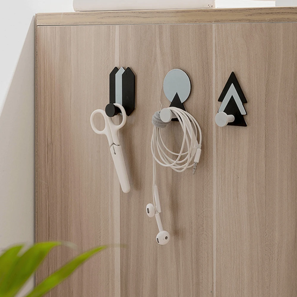 Крючок для одежды в скандинавском стиле вешалка геометрической формы кухни и