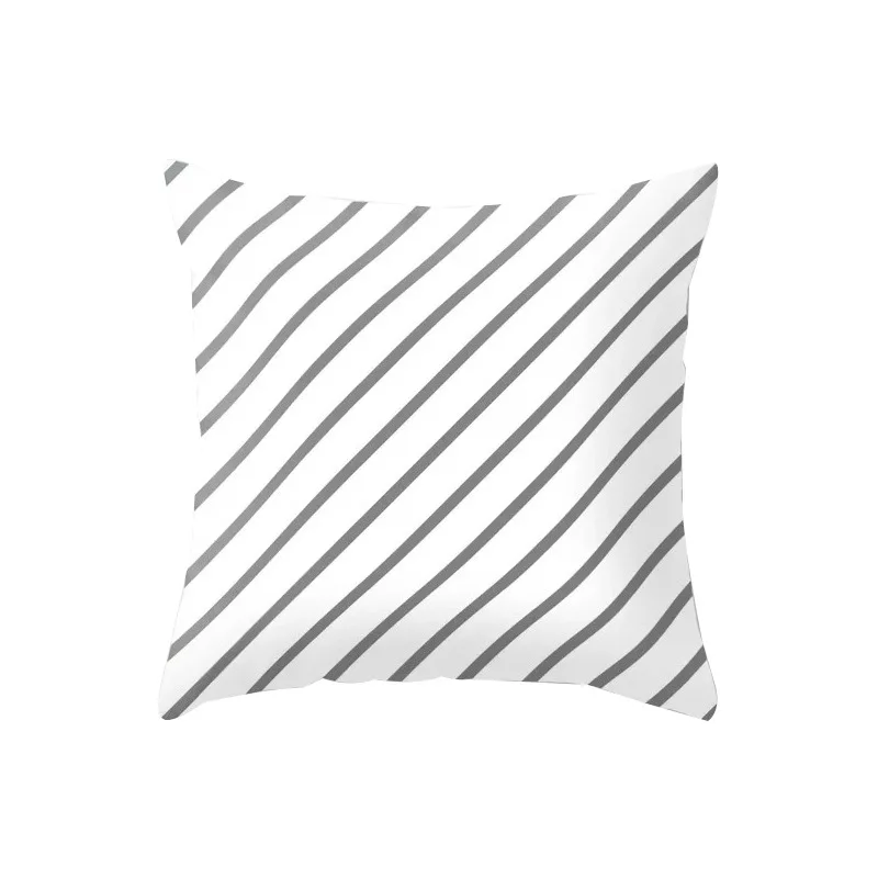

Modern minimalist gray geometric pillowcase