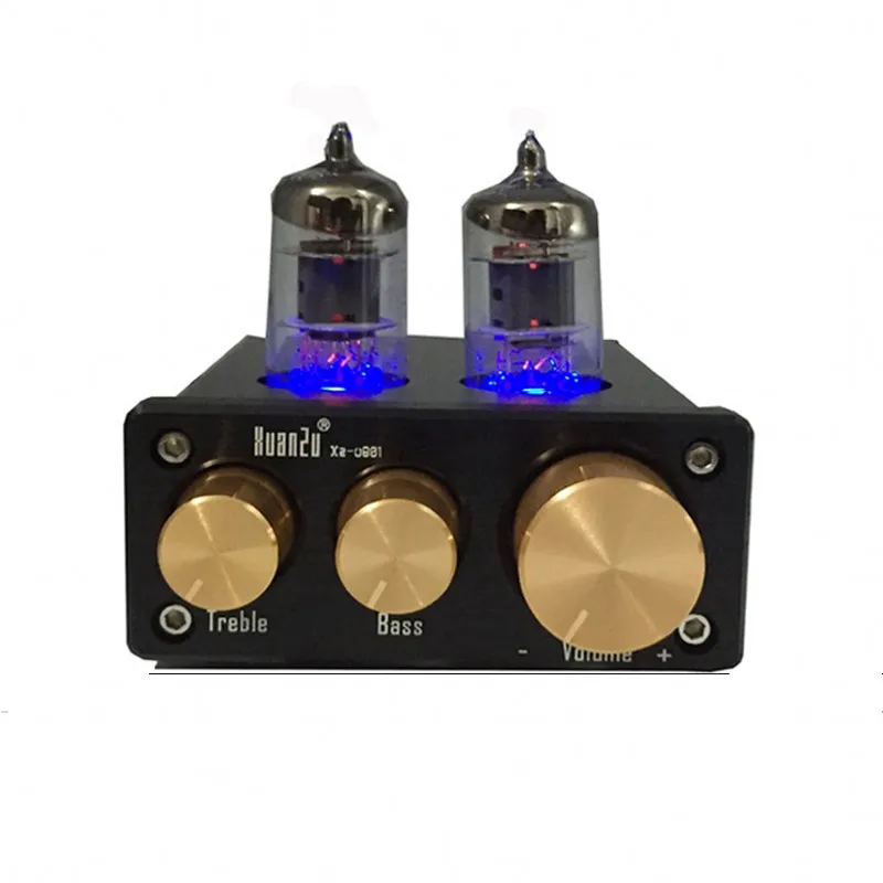 Preamplifier U801 6J1 tube desktop power amplifier audio treble and bass gain pure preamplifier HiFi AMP | Обустройство дома