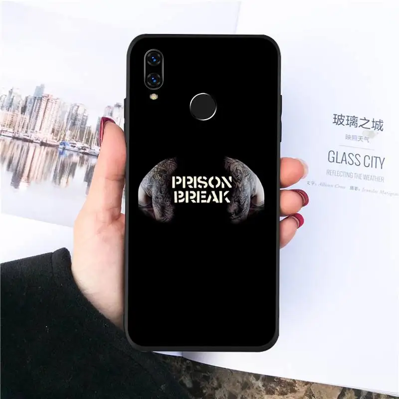 

American TV series Prison Break Phone Case For Huawei honor Mate P 10 20 30 40 i 9 8 pro x Lite smart 2019 nova 5t funda coque