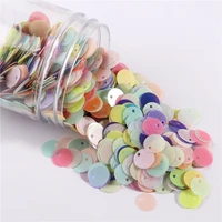 box packing pet sequins fish scale 10mm flat round environmental sequence for crafts wedding dress sewing accessories