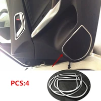 abs plastic for mazda 6 atenza 2013 2014 2015 2016 door audio speaker ring frame cover trim car styling auto accessories 4pcs