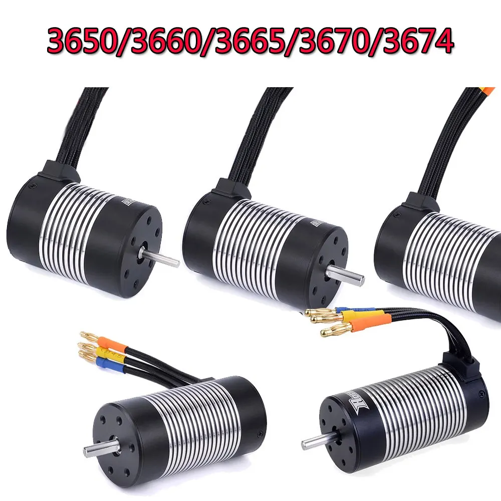 

Rocket 3650/3660/3665/3670 Sensoreless Waterproof Motor for 1/8 1/0 RC Short Truck HSP 94123 Huanqi 727 Racing 53625/53632