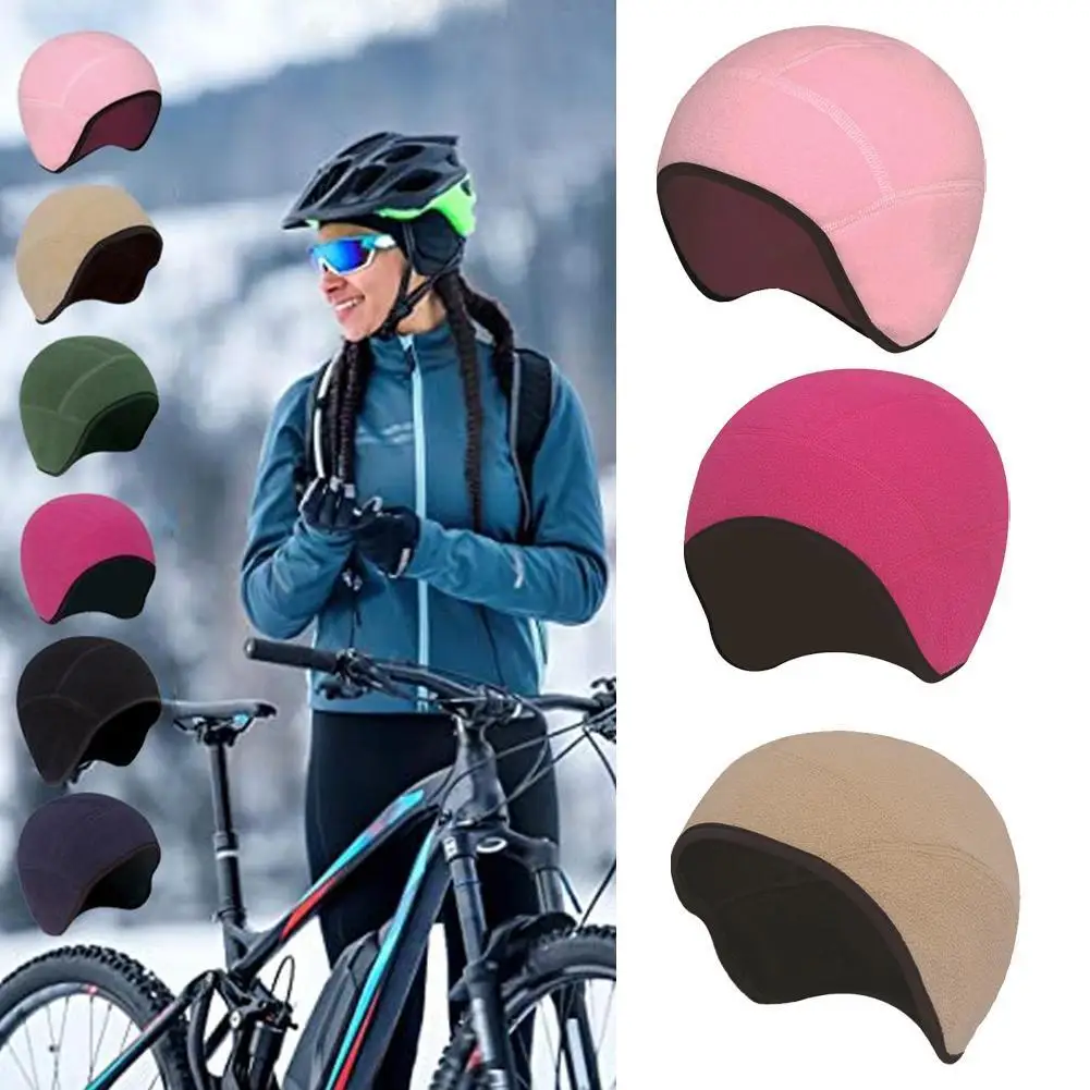 1 шт. 2021 зимняя флисовая велосипедная шапка Флисовая теплая с ушами унисекс