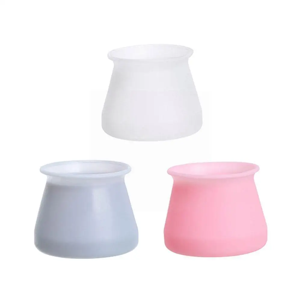 

New 12pcs Silicone Chair Caps Table Foot Pads For Round Furniture Mute Floor Bottom Non-Slip Pad Covers Socks Protectors R2Y3
