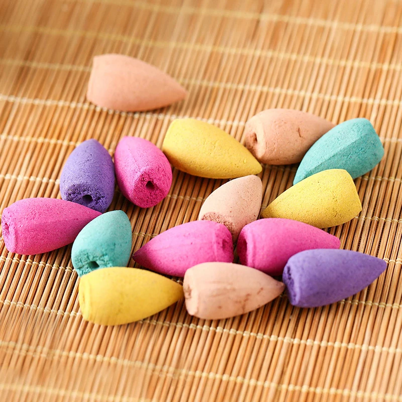 20 шт./пакет натуральный Ладан конусов обратного горелки Крытый Спальня