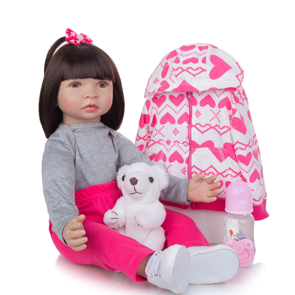 KEIUMI горячая Распродажа 60 см кукла Новорожденные тканевое тело действительно как