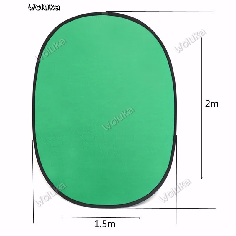 Не образует складок хлопок складной фон 150x200 см зеленый и синий хромакей экран 2in1