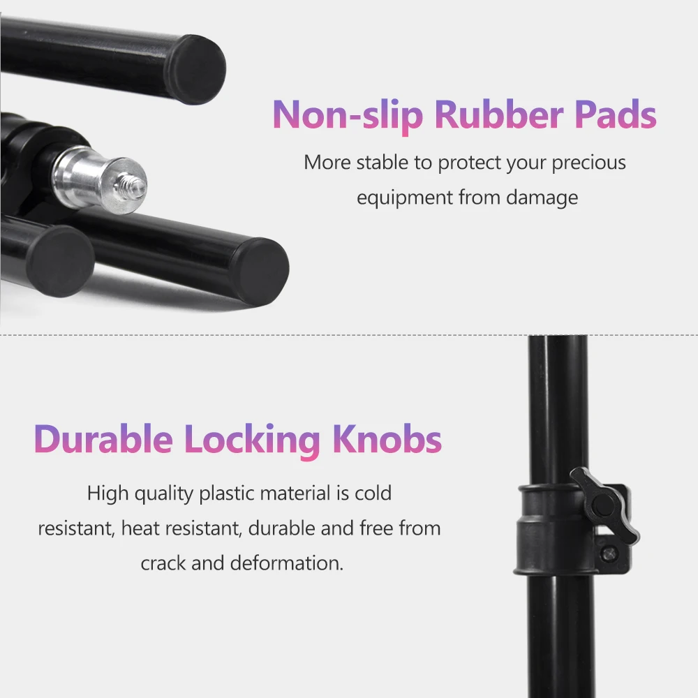 Штатив для телефона сверхпрочный из алюминиевого сплава светодиодный с