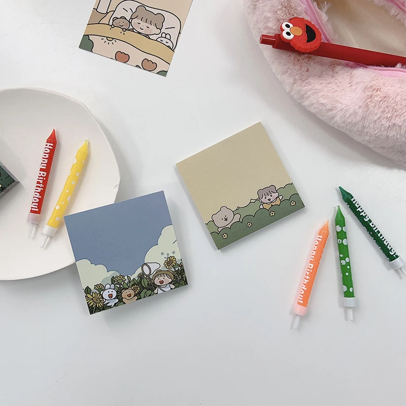 60 листов портативные блокноты SIXONE с изображением леса и кролика для