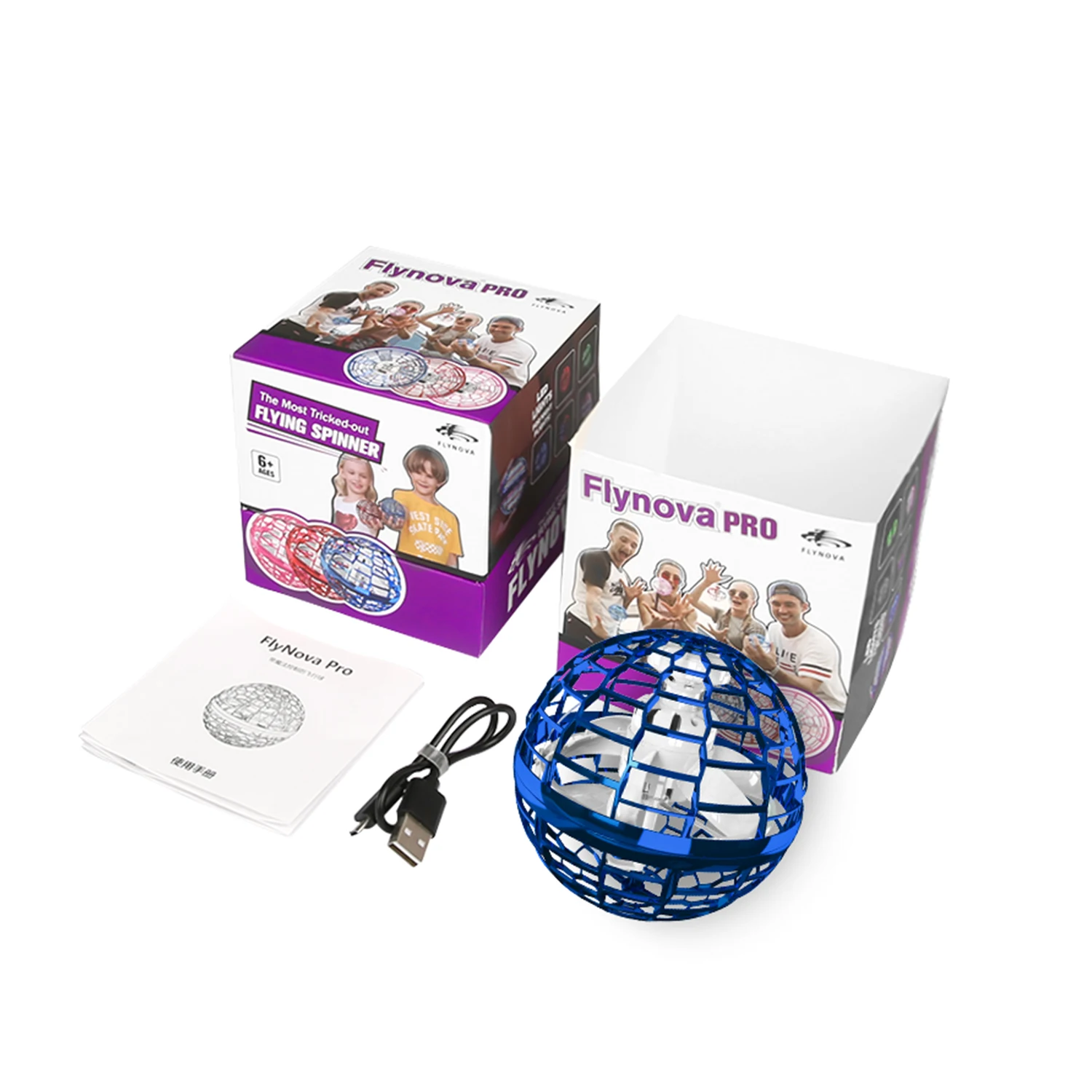 

Flynova Pro Boomerang Soaring Spinner Ufo Ball With Endless Tricks Flying Hand Operated Mini Drones Gift Adults Toys For Kids