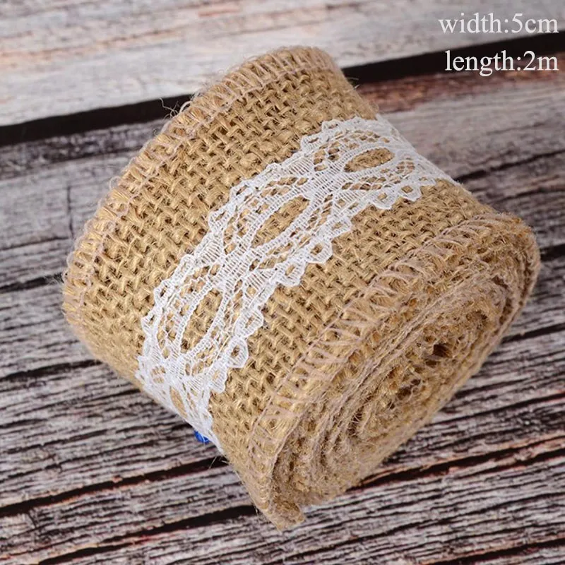 Jute 3 Taoup 5 м/10 м имитация зеленых листьев плетеная пеньковая веревка деревенский Свадебный декор винтажные Свадебные аксессуары натуральный Toile De Jute - Цвет: Jute 3