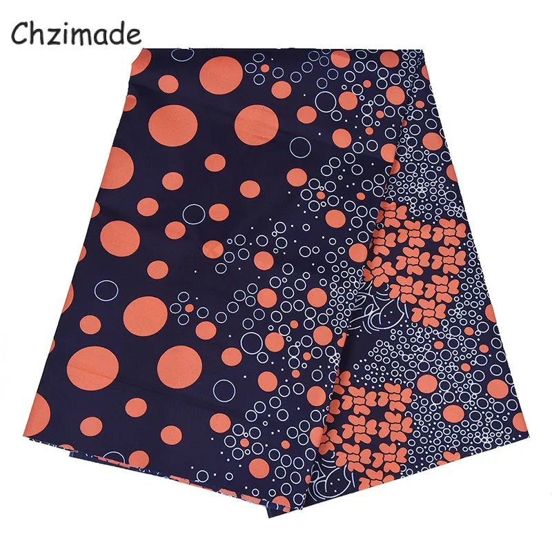 Африканская настоящая восковая ткань Chzimade 1 ярд Анкара 100% полиэстер нигерийский