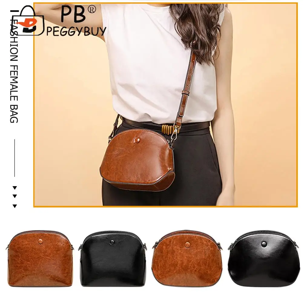 

Shoulder Underarm Bags Ladies Wax PU Leather Embossing Solid Casual Small Baguette Handbags with Zipper for Shopping
