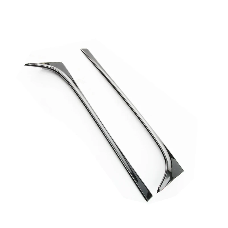2 шт. автомобильный черный пластиковый задний боковый спойлер для окна крыла губ