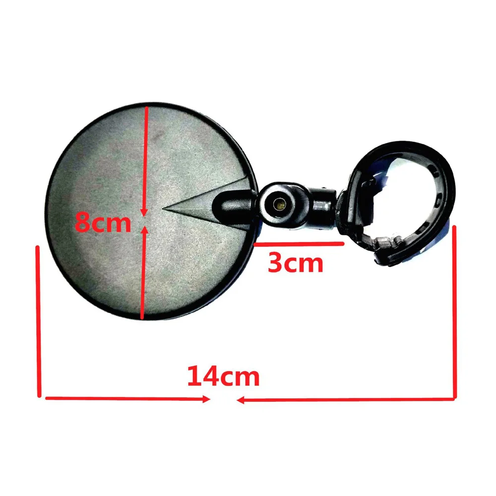 

Flexible Bike Bicycle Handlebar Rear View Cycling Cycle Rearview Mirror 15-35mm