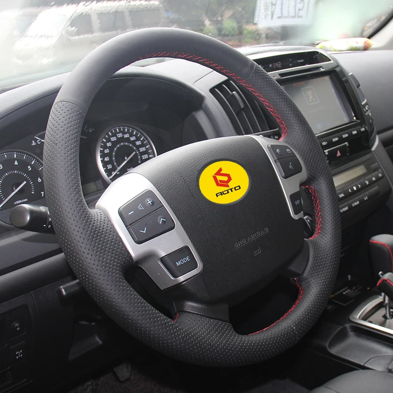 Оплетка на руль для Toyota Land Cruiser 2008 2015 Tundra 2007 2013 Sequoia 2011|Чехлы руль| |