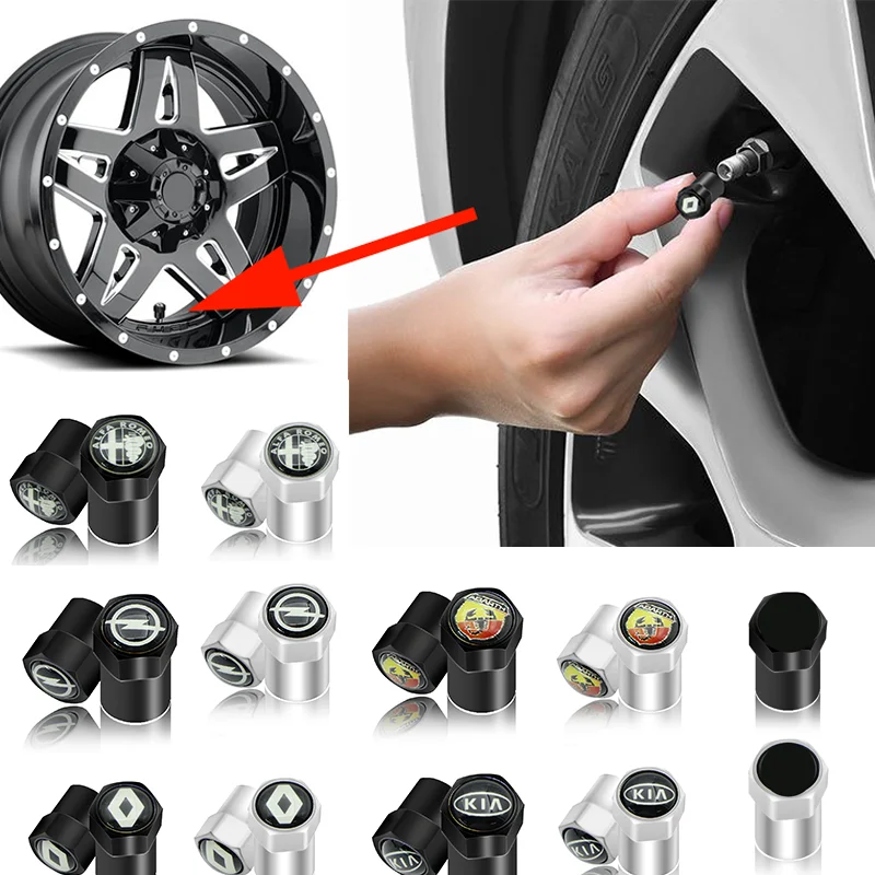 Колпачки клапанов автомобильных колес колпачки для VW Volkswagen CC T-ROC Golf 4 5 6 7 T4 T5 Sharan 7N