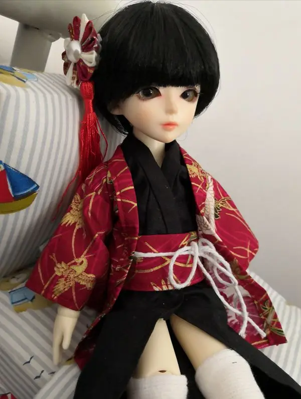 1/8 1/6 1/4 1/3 BJD японский комплект кимоно аксессуары для кукол для BJD/SD blyth MSD, не включает в себя куклы, обувь, парик и другие E2683
